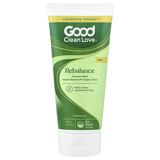 Good Clean Love, Reequilibrio, Baño íntimo, Cedro, 177 ml (6 oz. líq.)