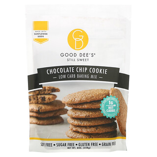 Good Dee's, 低炭水化物ベーキングミックス、チョコレートチップクッキー、228g（8オンス）