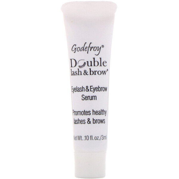 Godefroy‏, Double Lash & Brow‏, סרום לריסים וגבות, 3 מ״ל (0.1 אונקיות נוזל)