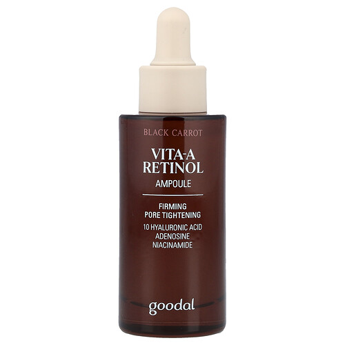 Goodal, Black Carrot, Vita-A Retinol Ampoule, schwarze Karotte, Vita-A Retinol Ampulle, 30 ml (1,01 fl. oz.)