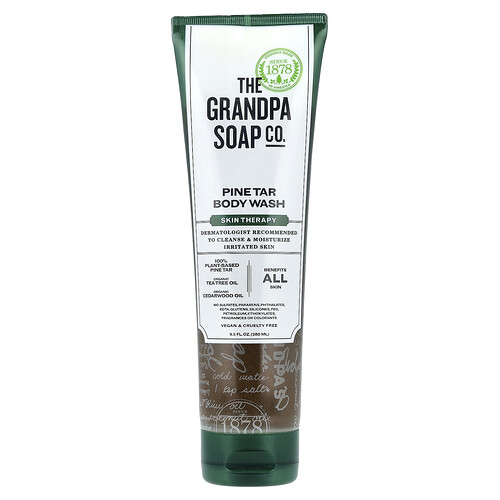 The Grandpa Soap Co., Pine Tar Body Wash, Kiefernholzteer-Duschgel, Hauptflege, 280 ml (9,5 fl. oz.)