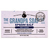 Грэндпа, Кусковое мыло для лица и для тела, глубоко очищает, с английской солью, 4,25 унции (120г)
