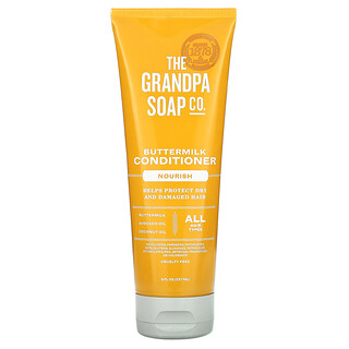 The Grandpa Soap Co.（ザ・グランパソープ）, バターミルクコンディショナー、ノーリッシュ、235ml（8液量オンス）