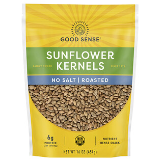 Good Sense, Sementes de Girassol, Sem Sal, Torrados, 454 g (16 oz)