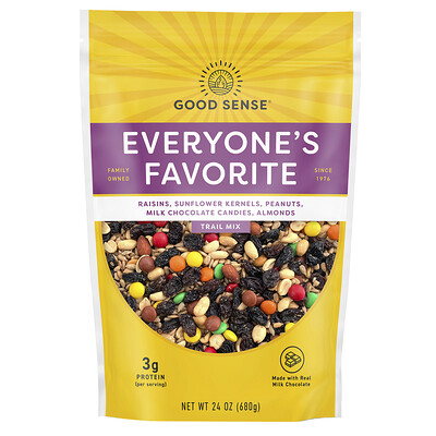 Product Image for Good Sense, Trail Mix, Everyone's Favorite, 24 oz (680 g)