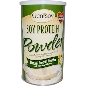 Купить GeniSoy Products, Порошок из соевого белка, оригинальный вкус, 454 г (16 унций)  на IHerb
