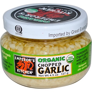 Отзывы о Грэйт Истерн Сан, Organic Chopped Garlic, 4.5 oz (127 g)