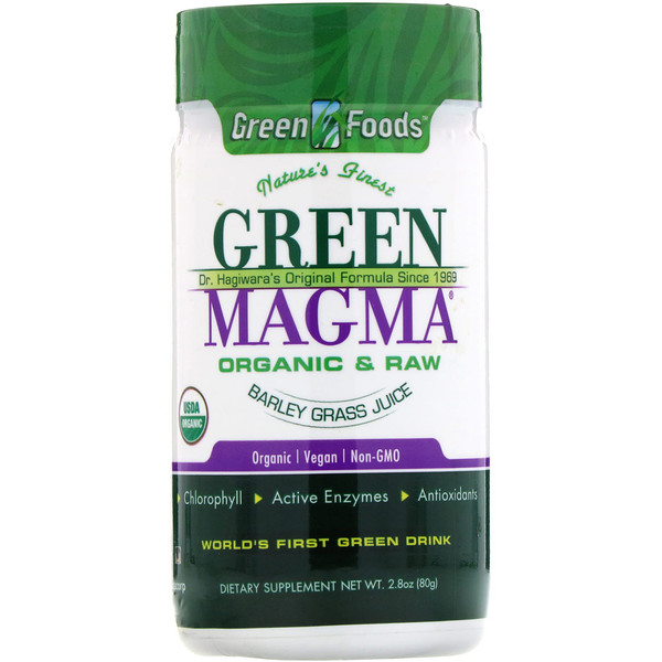 Green Foods, Green Magma, Gerstengrassaft-Pulver, 2.8 oz (80 g)