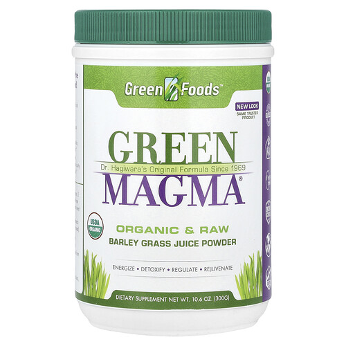 Green Foods Green Magma®, Barley Grass Juice Powder, 10.6 oz (300 g)