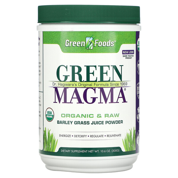 Green Foods Corporation, Green Magma, Barley Grass Juice Powder, 10.6 oz (300 g)