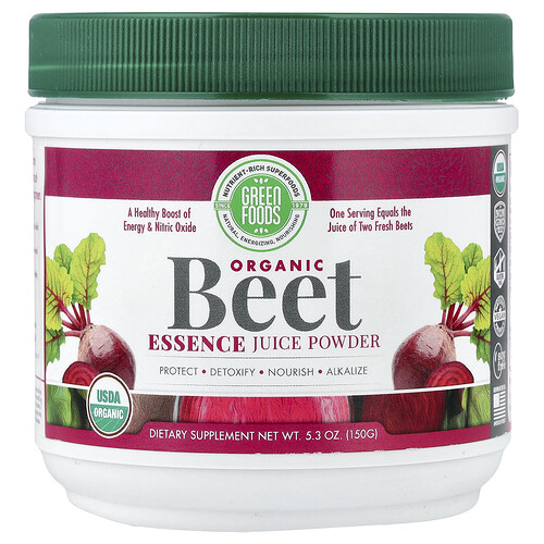 Green Foods, Bio-Rote Beete-Essenz Saftpulver, 5,3 oz (150 g)
