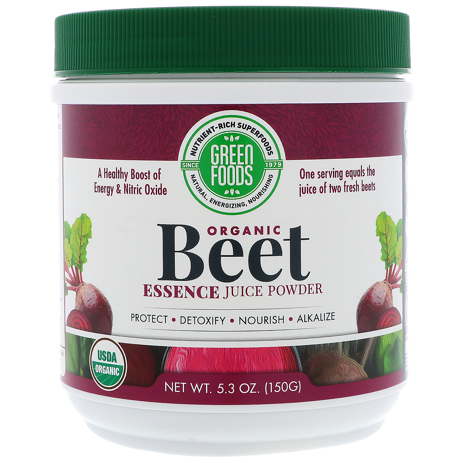 Green Foods Corporation, Organic Beet Essence Juice Powder, 5.3 oz (150