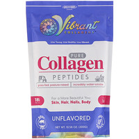 Vibrant Collagens, чистые коллагеновые пептиды, без ароматизаторов, 300 г - изображение