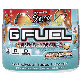 G FUEL, Supreme Hydration, Mango Lemonade, 3,4 oz (96 g)