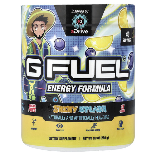 G Fuel Energy Formula, Shiny Splash, 9.9 oz (280 g)