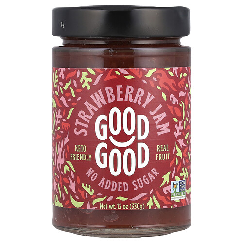 Good Good Strawberry Jam, 12 oz (330 g)