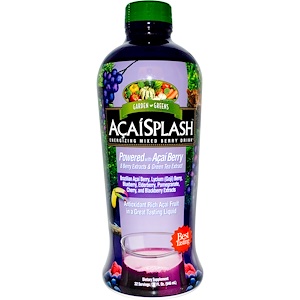 Отзывы о Гардэн Гринс, AcaiSplash, Energizing Mixed Berry Drink, 32 fl oz (946 ml)