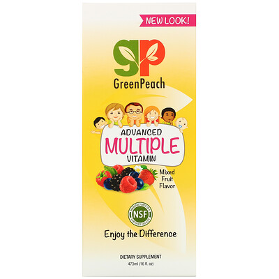 Advanced Multiple Vitamin, Mixed Fruit Flavor, 16 fl oz (473 ml)