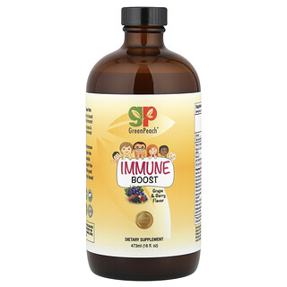 GreenPeach, Refuerzo inmunitario, Uvas y bayas, 473 ml (16 oz. líq.)