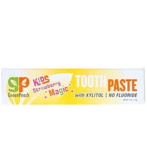 Отзывы о Грин Пич, Kids, Strawberry Magic Toothpaste, 4 oz (113 g)