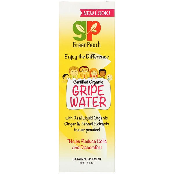 GreenPeach, Organic Gripe Water, 2 fl oz (60 ml) iHerb
