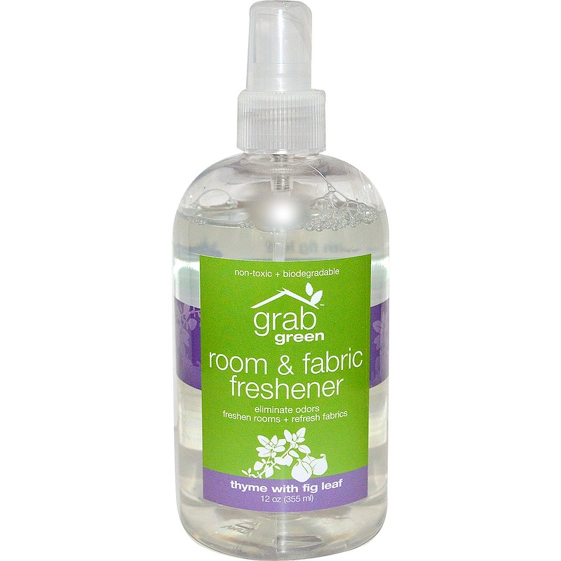 Grab Green, Room & Fabric Freshener, Thyme with Fig Leaf, 12 oz (355 ml