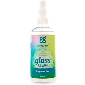 Отзывы о ГрэбГрин, Glass Cleaner, Fragrance Free, 16 oz (473 ml)