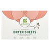 Grab Green, Dryer Sheets, Gardenia, 80 Compostable Sheets