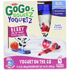 GoGo SqueeZ, YogurtZ、ベリー、4ポーチ、各3オンス (85 g)