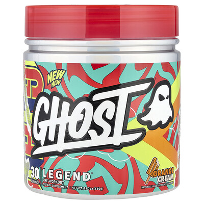 Ghost, Suplemento preentrenamiento Legend®, Crema de naranja, 660 g (23,3 oz)