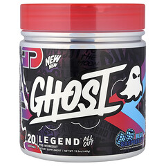Legend® All Out Pre-Workout, блакитна малина, 440 г (15,5 унції)