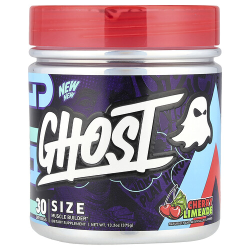 Ghost Size, Muscle Builder, Cherry Limeade, 13.2 oz (375 g)
