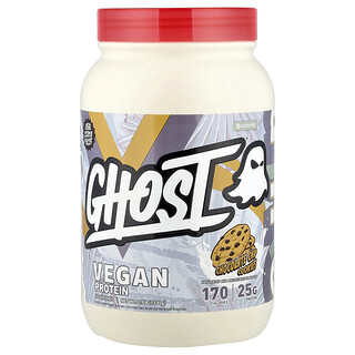 Ghost, Vegan Protein, Chocolate Chip Cookies, 2.9 lb (1,330 g)