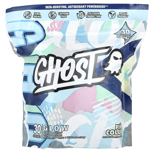Ghost, Glow, Pina Colada, 30 Sticks, je 6,5 g (0,23 oz.).