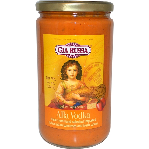Gia Russa, Select Pasta Sauce, Alla Vodka, 24 oz (680 g) (Discontinued Item) 