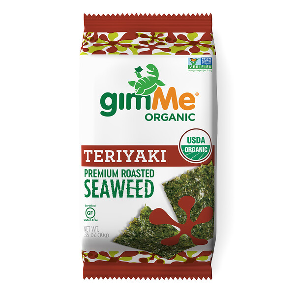 Premium Roasted Seaweed, Teriyaki, .35 oz (10 g)