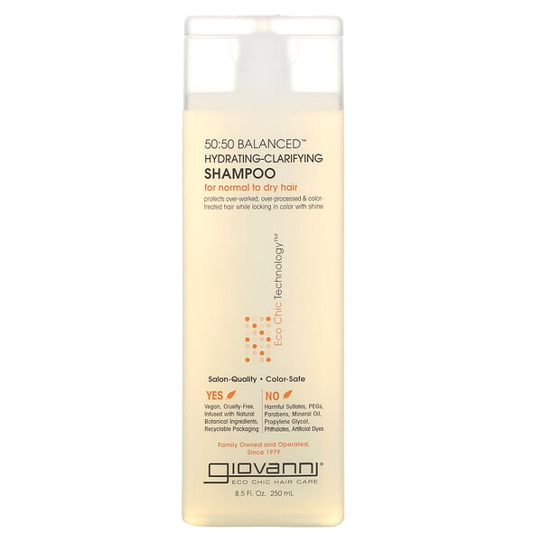 50:50 Balanced, Hydrating-Clarifying Shampoo, For Normal to Dry Hair, 8.5 fl oz (250 ml)