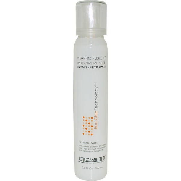 Giovanni, Vitapro Fusion, Hidratação protetora, Tratamento capilar leave-in, 150 ml