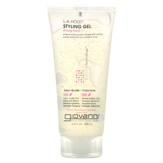 Giovanni, L.A. Natural, Styling Gel, Strong Hold, 6.8 fl oz (200 ml)