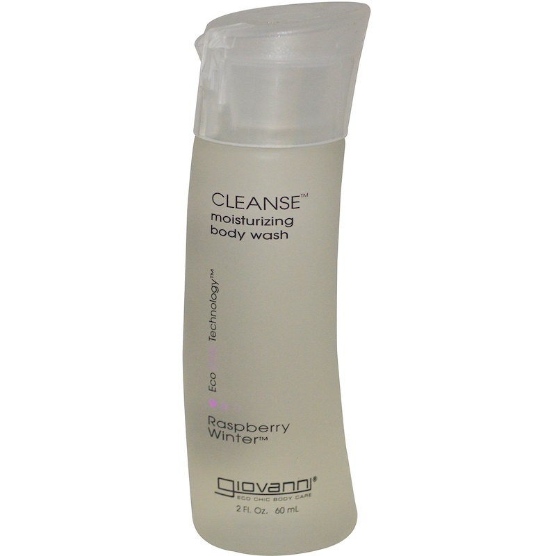 Giovanni, Cleanse Moisturizing Body Wash, Raspberry Winter, 2 fl oz (60