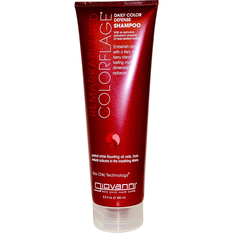 Giovanni, Colorflage, Daily Color Defense Shampoo, Remarkably Red, 8.5