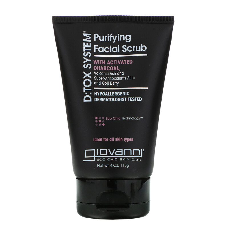 Giovanni, D: Tox-systeem, zuiverende gezichtsscrub, 4 oz (113 g)