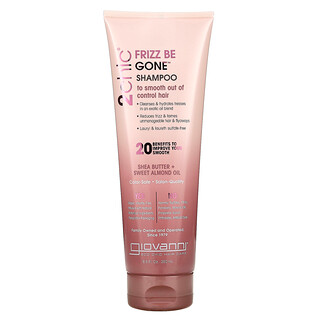 جيوفاني‏, 2chic، شامبو Frizz Be Gone، بزبدة الشيا وزيت اللوز الحلو، 8.5 أونصات سائلة (250 مل)