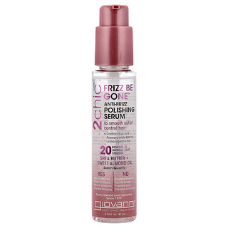 Giovanni, 2chic, Frizz Be Gone™ Anti-Frizz Polishing Serum, Shea Butter + Sweet Almond Oil, 2.75 fl oz (81 ml)