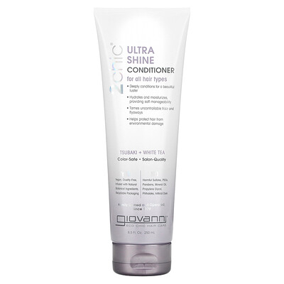 Giovanni 2chic Ultra Shine Conditioner For All Hair Types Tsubaki +White Tea 8.5 fl oz (250 ml)