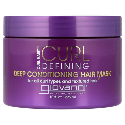 Giovanni, Curl Habit™, Curl Defining Deep Conditioning Hair Mask, For All Curl Types and Textured Hair, 10 fl oz (295 ml)