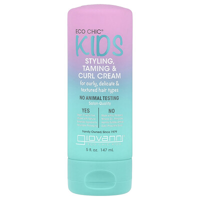 Product Image for Giovanni, Eco Chic Kids, Styling, Taming & Curl Cream, 5 fl oz (147 ml)