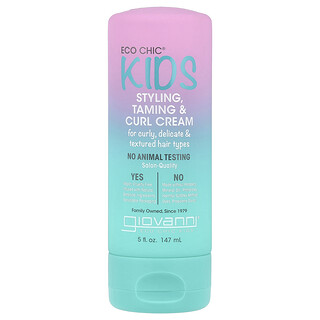 Giovanni, Eco Chic® Kids, крем для укладки волос, укрощение локонов, 147 мл (5 жидк. унц.)