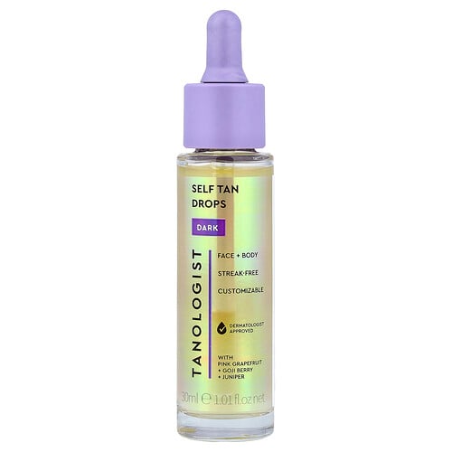 Tanologist, Self Tan Drops, Dark, 30 ml