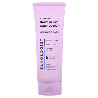 Tanologist‏, لوشن Daily Glow للجسم، متوسط إلى داكن، صيفي، 250 مل